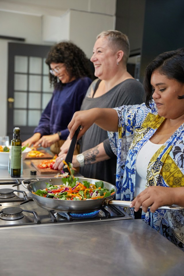 Gut health healthy salad ingredients